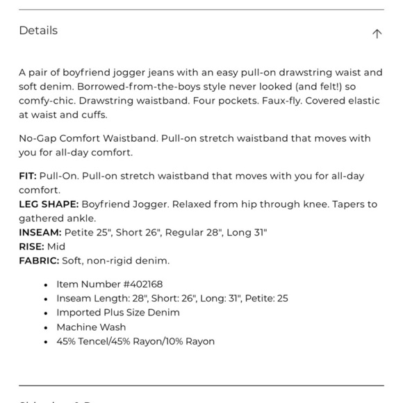 Lane Bryant Mid Rise Boyfriend Jogger Jeans Pull On Medium Wash Size 20 - Picture 13 of 13